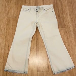 Free people white wash jeans size 29